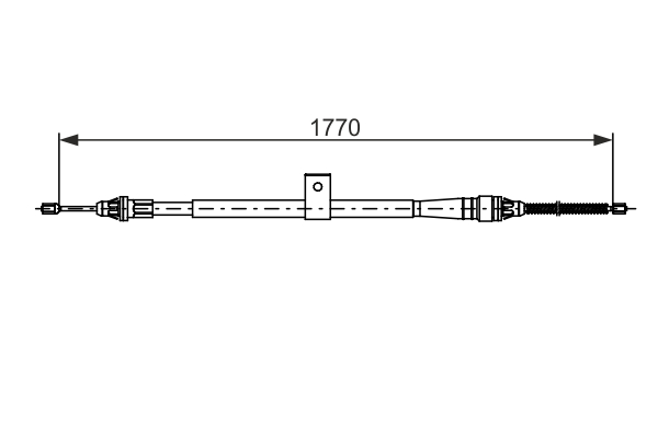 BOSCH 1 987 482 739 Cavo comando, Freno stazionamento