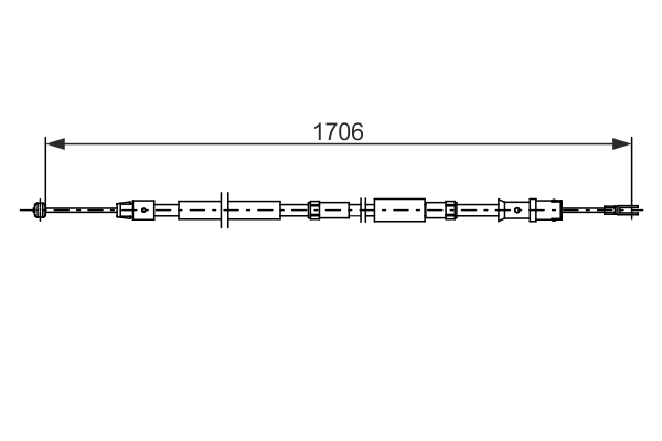 BOSCH 1 987 482 751 Cable,...