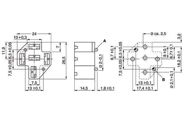 BOSCH 3 334 485 041 Zoccolo relè