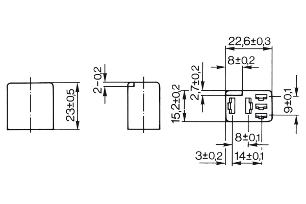 BOSCH 3 334 485 046 Zoccolo relè