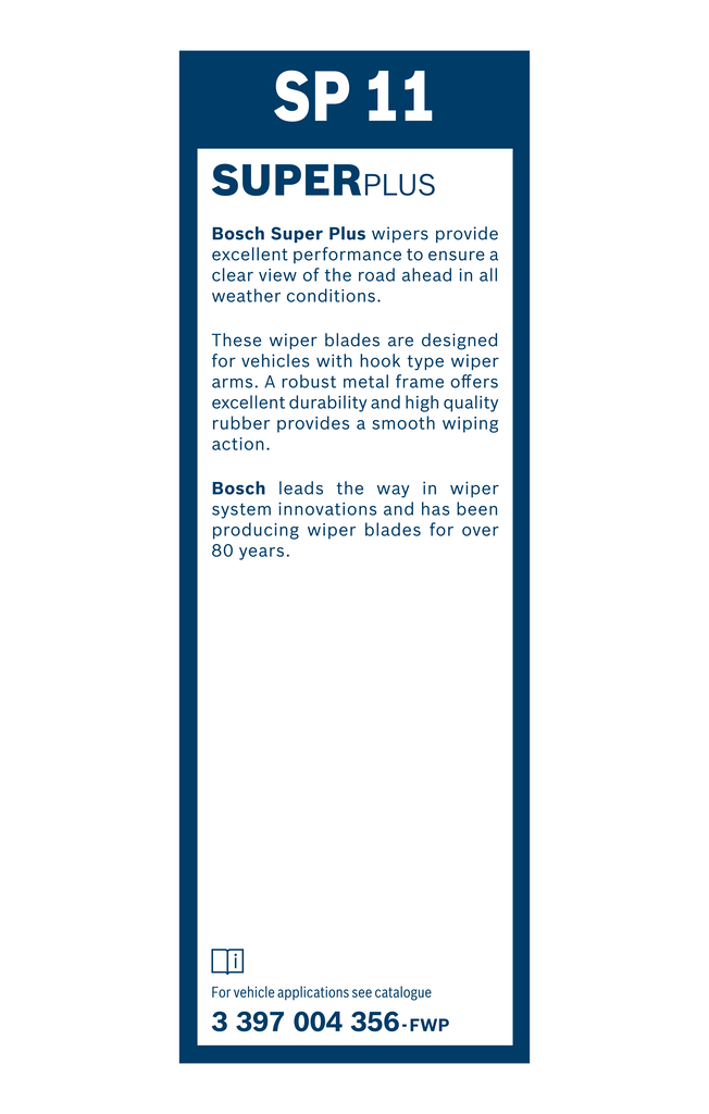 BOSCH 3 397 004 356 Super Plus Wischblatt