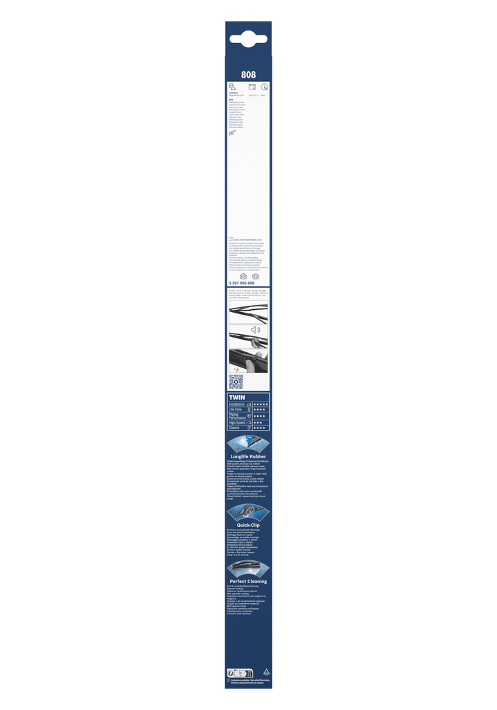 BOSCH 3 397 005 808 Twin Wiper Blade Front for LAND ROVER
