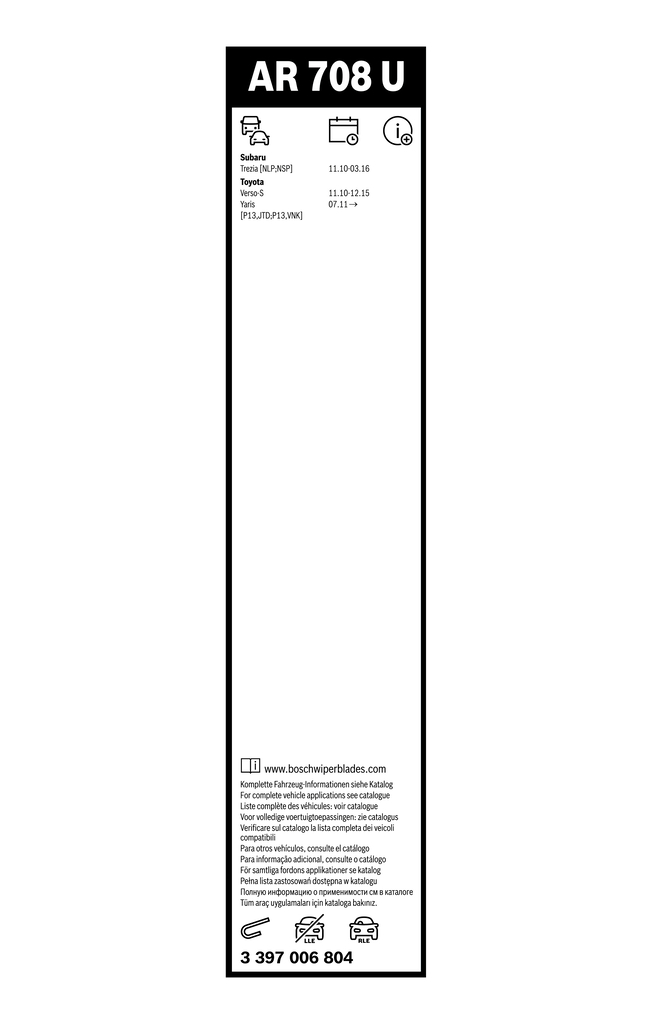 BOSCH 3 397 006 804 Aerotwin Retrofit Wischblatt