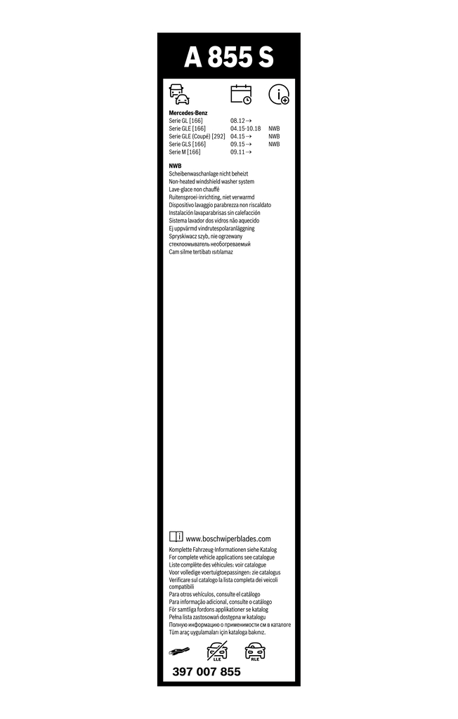 BOSCH 3 397 007 855 Aerotwin Wischblatt