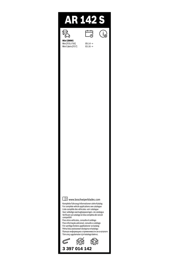 BOSCH 3 397 014 142 Aerotwin Retrofit Wischblatt