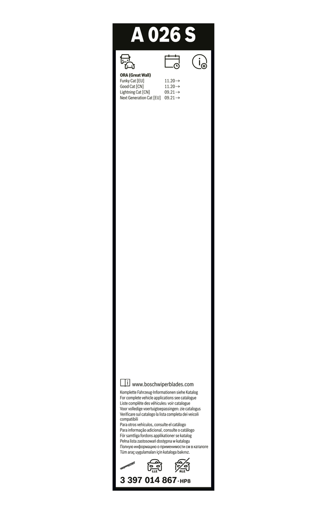 BOSCH 3 397 014 867 Aerotwin Wischblatt