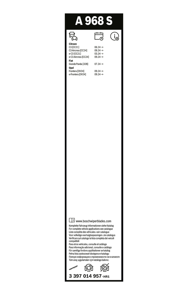 BOSCH 3 397 014 957 Aerotwin Wischblatt