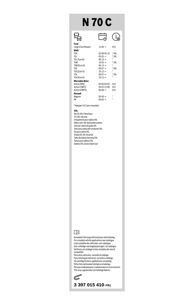 BOSCH 3 397 015 410 ECO Wischblatt