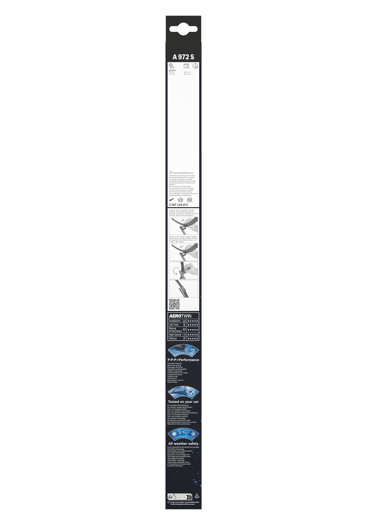 BOSCH 3 397 118 972 Aerotwin Wiper Blade for ALFA ROMEO