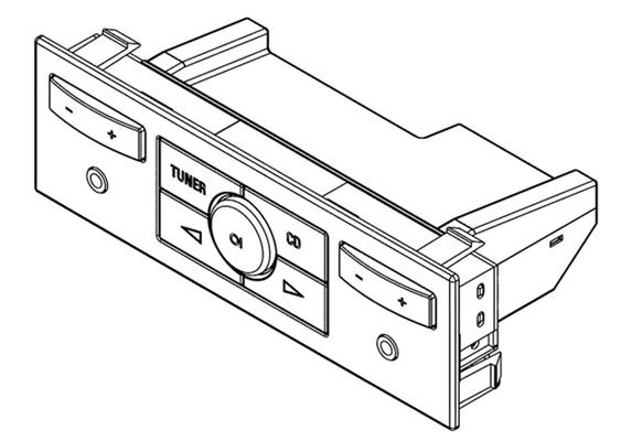 BOSCH 7 643 119 611 Radio / CD