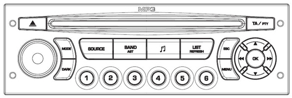 BOSCH 7 649 137 692 Radio/CD