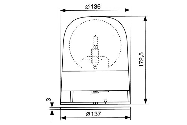 BOSCH 7 782 322 012 Rotating Beacon