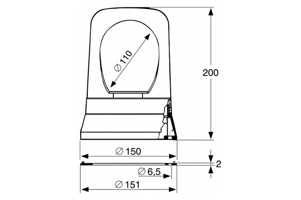 BOSCH 7 782 326 005 Rundumkennleuchte