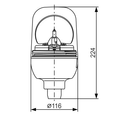 BOSCH 7 782 334 022 Rotating Beacon