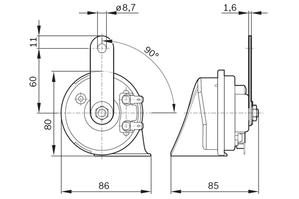 BOSCH 9 320 335 113 Fanfare...