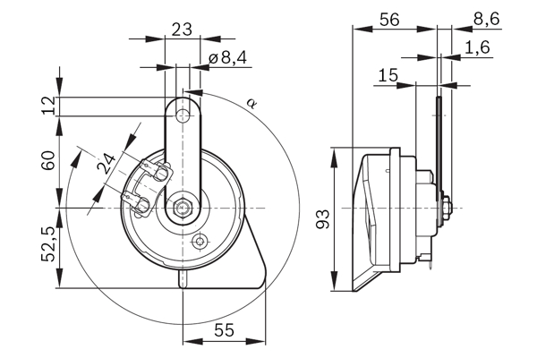 BOSCH 9 320 335 206 Τενόρος for MERCEDES-BENZ