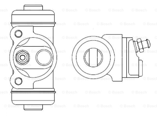 BOSCH F 026 002 354 Cilindretto freno