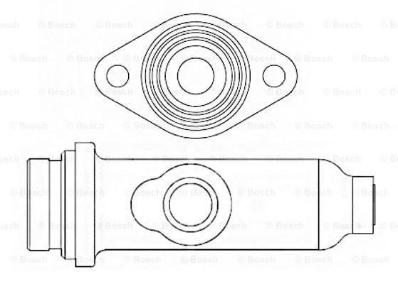 BOSCH F 026 003 044 Cilindro maestro del freno-Cilindro maestro del freno-Ricambi Euro