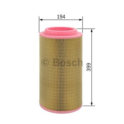 BOSCH F 026 400 124 Air Filter