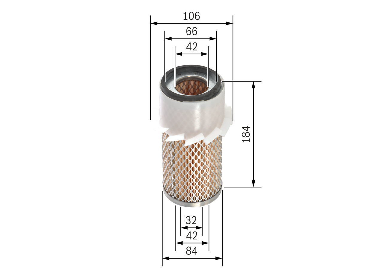 BOSCH F 026 400 337 Luftfilter