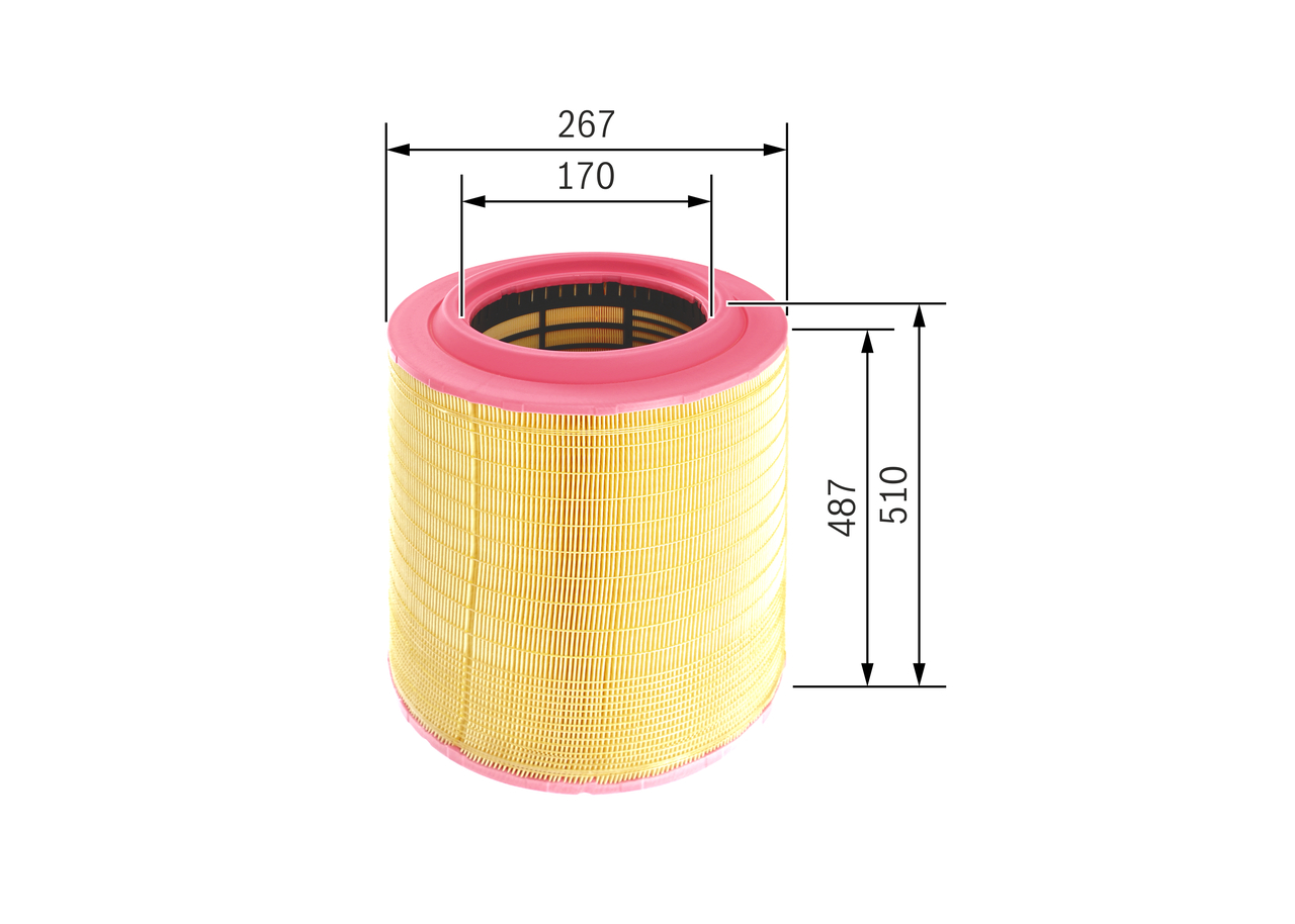 BOSCH F 026 400 483 Luftfilter