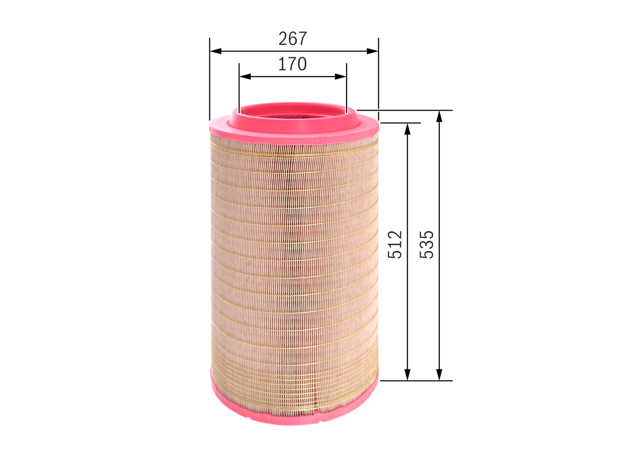 BOSCH F 026 400 532 Luftfilter