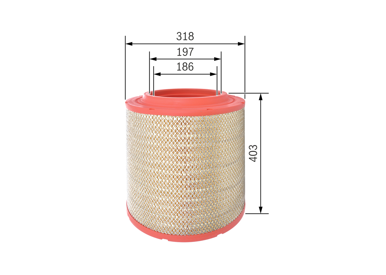 BOSCH F 026 400 563 Luftfilter
