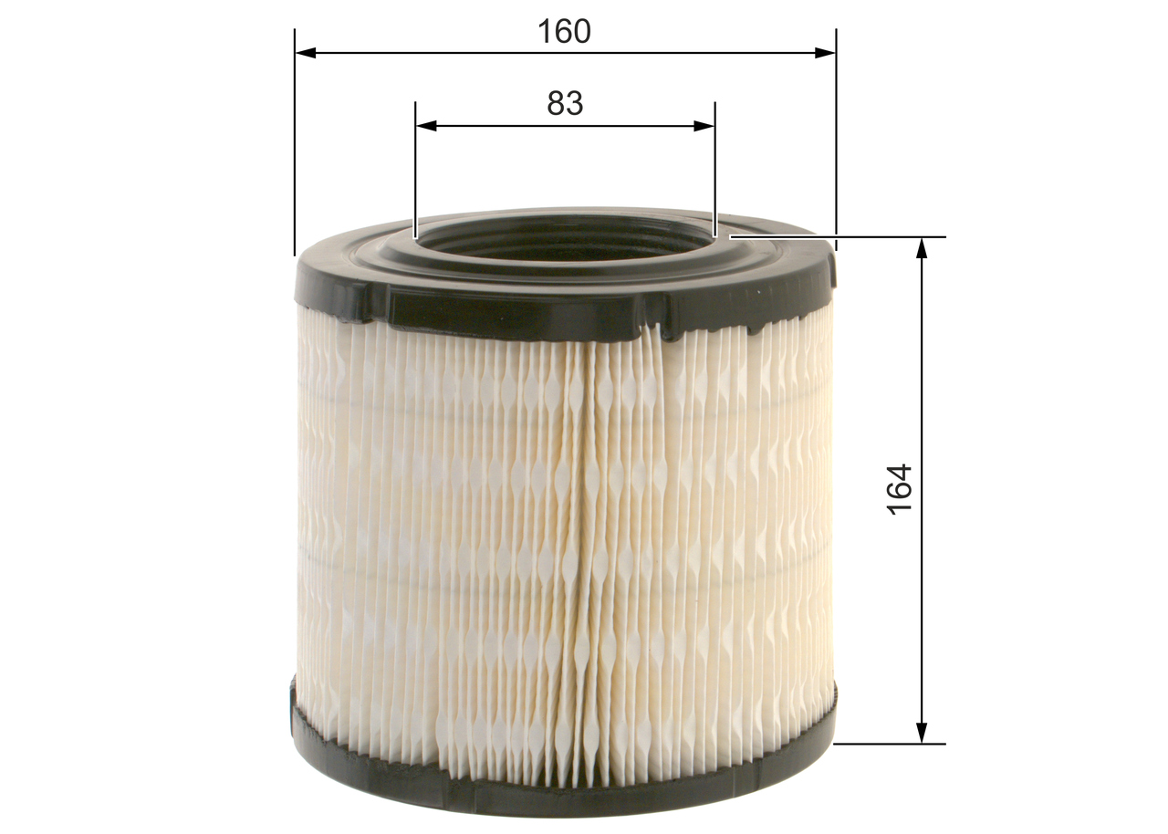 BOSCH F 026 400 573 Luftfilter