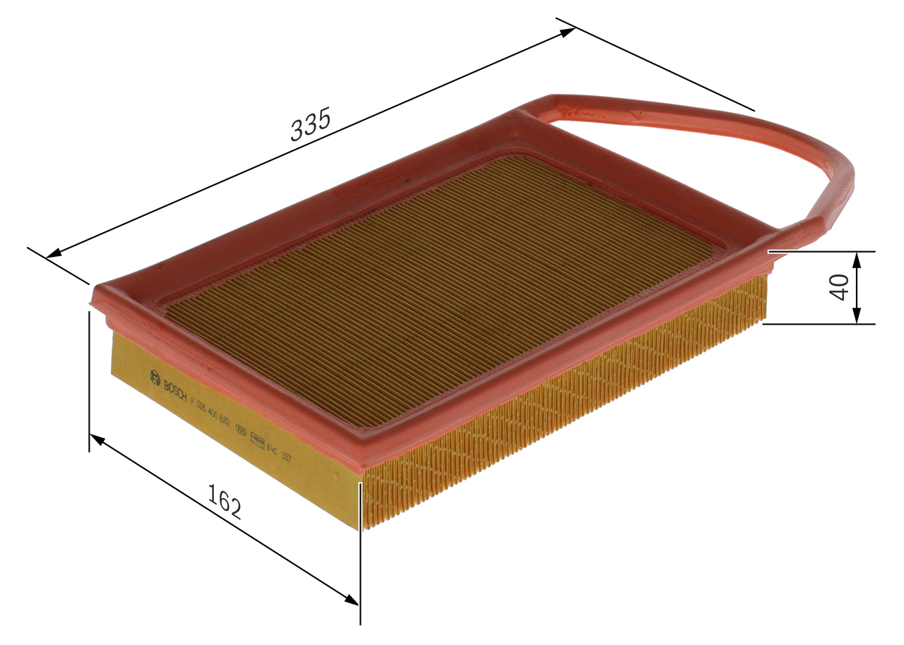 BOSCH F 026 400 682 Luftfilter