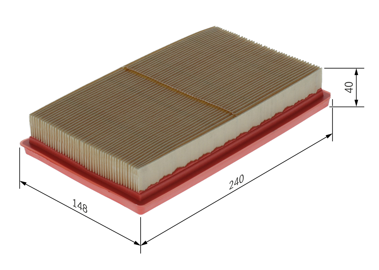 BOSCH F 026 400 706 Luftfilter