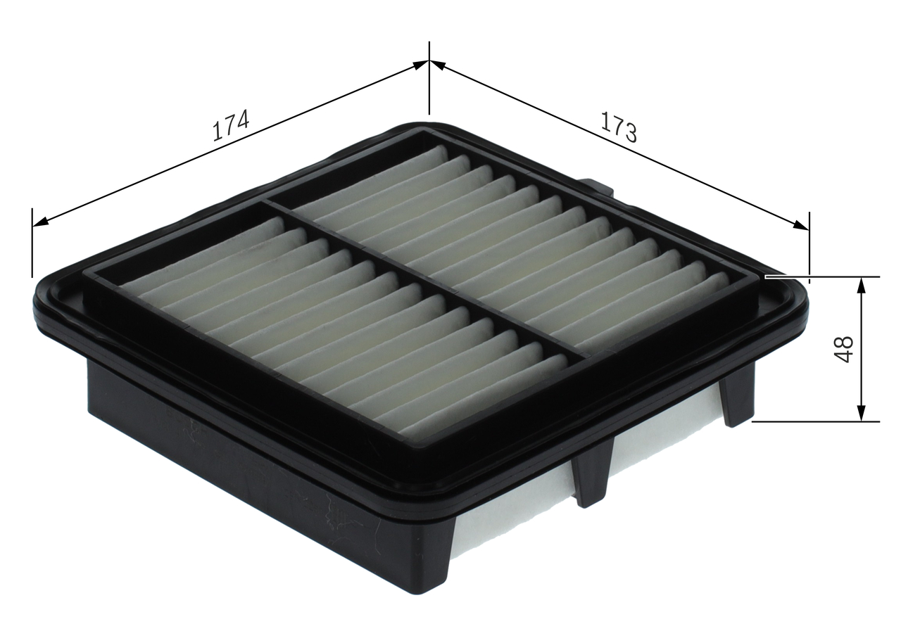 BOSCH F 026 400 729 Luftfilter