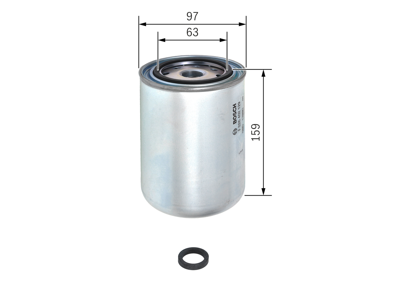BOSCH F 026 402 129 Kraftstofffilter