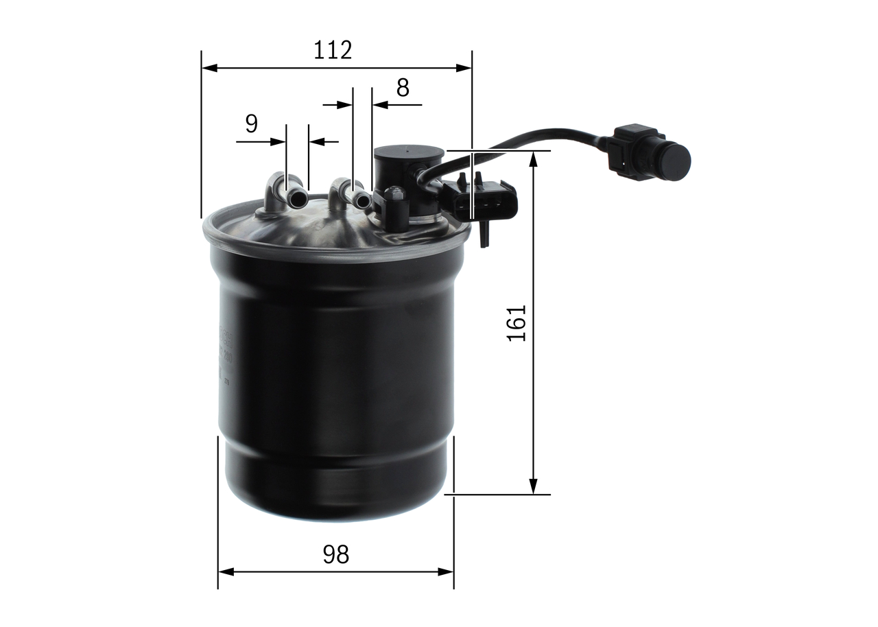 BOSCH F 026 402 280 Kraftstofffilter