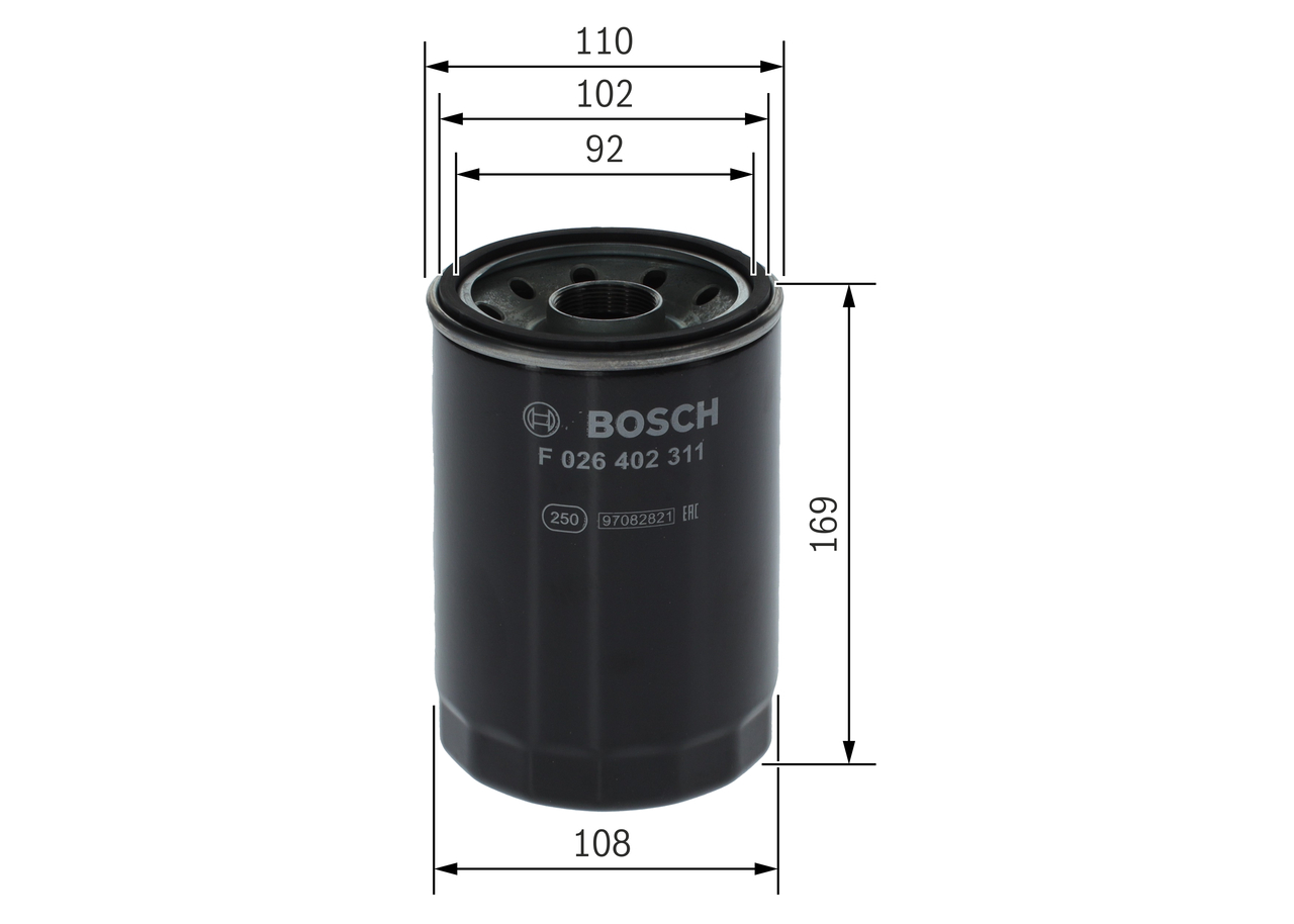 BOSCH F 026 402 311 Kraftstofffilter