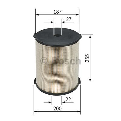 BOSCH F 026 407 028 Filtro...