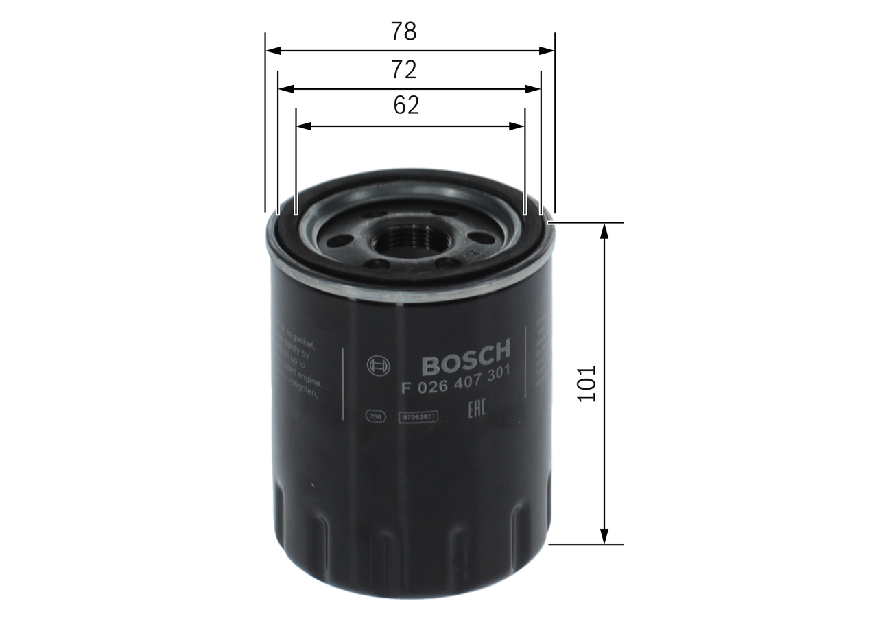BOSCH F 026 407 301 Ölfilter