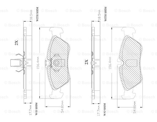 BOSCH F 03A 150 010 Brake...