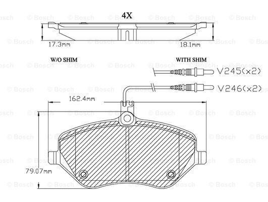 BOSCH F 03A 150 029 Brake...