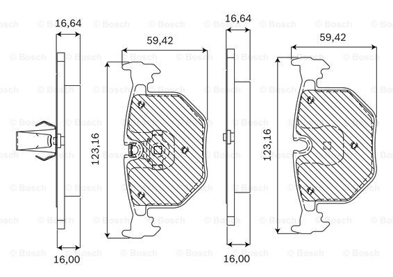 BOSCH F 03B 050 008 Brake...