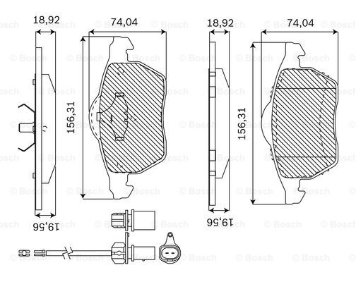 BOSCH F 03B 050 049 Brake...