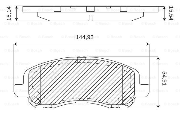 BOSCH F 03B 050 059 Brake...