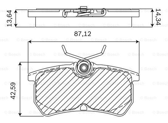 BOSCH F 03B 050 071 Brake...