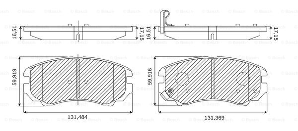 BOSCH F 03B 050 085 Brake...