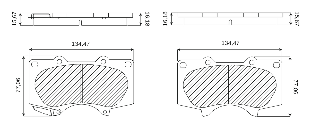 BOSCH F 03B 050 106 Brake...