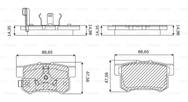 BOSCH F 03B 050 134 Brake...