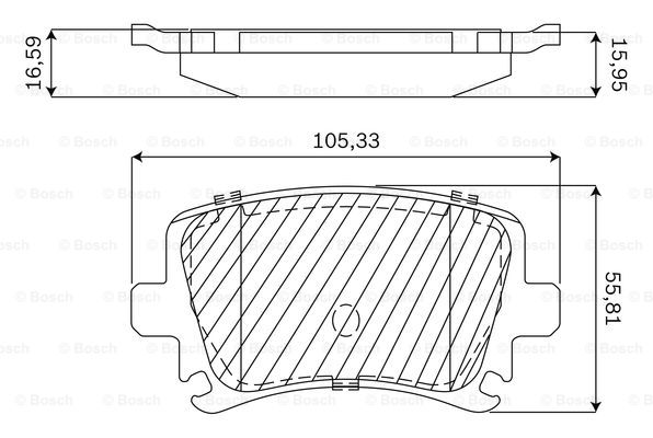 BOSCH F 03B 050 144 Brake...