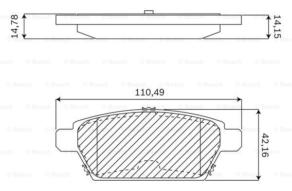 BOSCH F 03B 050 153 Brake...