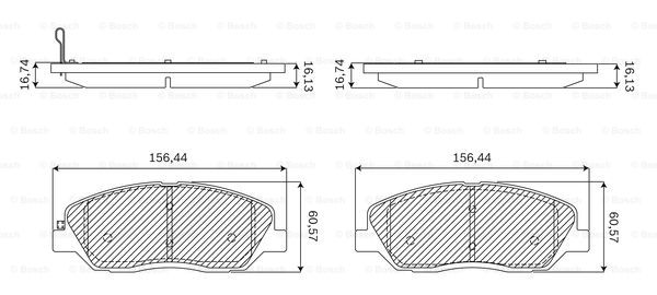 BOSCH F 03B 050 164 Brake...