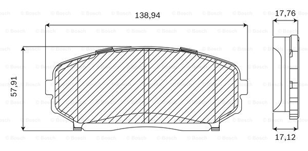 BOSCH F 03B 050 171 Brake...