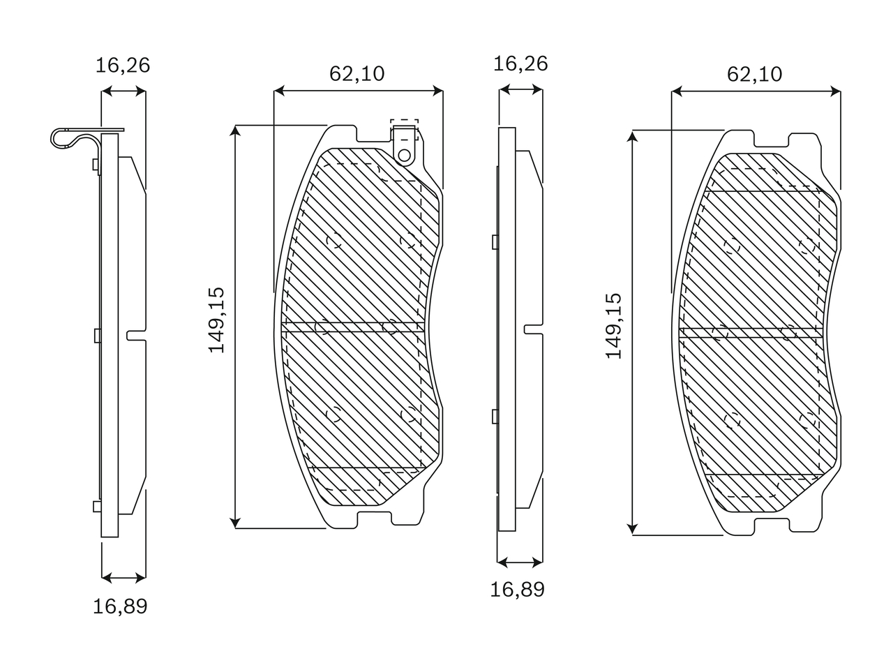 BOSCH F 03B 050 173 Brake...